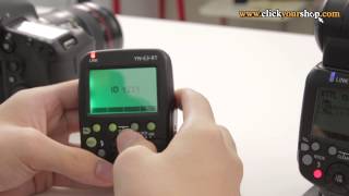 Using the Yongnuo YNE3RT Transmitter with the YN600EXRT and YNE3RX Product Review [upl. by Aremihc]