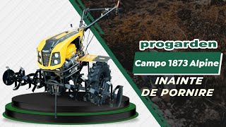 4 pasi inainte de pornire Motocultor ProGARDEN Campo 1873 Alpine [upl. by Rivers]