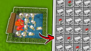 NOVA MELHOR FARM DE FERRO NO MINECRAFT BEDROCK 121 [upl. by Chally]