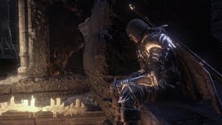 Dark Souls 3  Hawkwood the Deserter Fight Twinkling Dragon Head Stone [upl. by Susejedesoj]