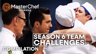 Thrilling MasterChef Canada Team Challenges from Season 6  MasterChef World [upl. by Pfeffer]