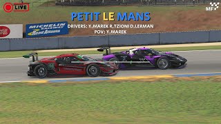 Petit Le Mans Road Atlanta Full Course Ferrari 296 GT3  Live stream slot 3  iRacing [upl. by Pietro]