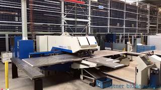 TRUMPF  TruMatic 60001600  3200 Watt Laser  StanzLaserMaschine [upl. by Ainesy]