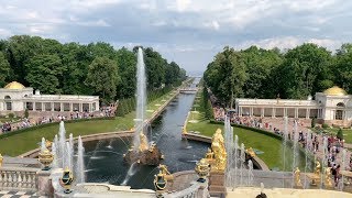 PETERHOF  FOUNTAINS GARDENS amp MONPLAISIR [upl. by Kant543]