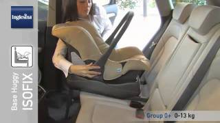 Inglesina Huggy Multifix  База Isofix группа 0 видеоинструкция [upl. by Lorrimor]