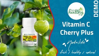 Nutrilite Vitamin C Cherry Plus Benifit  Demo in Tamil [upl. by Arte]