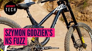 Szymon Godzieks 2020 NS Fuzz Downhill amp Freeride Bike  GMBN Tech Pro Bike Check [upl. by Nap]