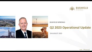 BUSHVELD MINERALS LIMITED  Q2 and H1 2023 Operational Update [upl. by Kath658]