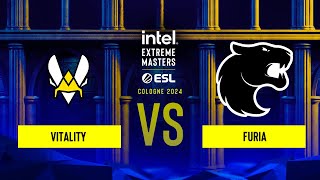 Vitality vs FURIA  IEM Cologne 2024  Group B [upl. by Humberto]