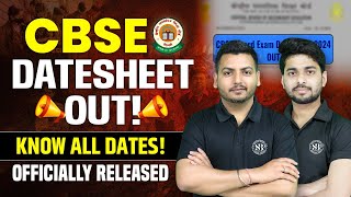 CBSE Date sheet 202324 Out For Class 10th amp 12th  Official Release CBSE Date sheet  CBSE Update [upl. by Orgalim]