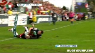 Tries in Europe 2011 2012 day 6 Biarritz  Ospreys [upl. by Mccallion]