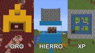 3 GRANJAS PARA INICIAR EN MINECRAFT SURVIVAL 1182 [upl. by Hartmann833]