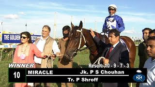 Miracle with P S Chouhan up wins The Golden Jubilee Deccan Derby Gr 1 2021 [upl. by Manoop486]