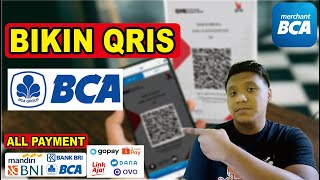 CARA BUAT QRIS ALL PAYMENT BCA  CARA BUAT QRIS BCA SENDIRI [upl. by Leind]