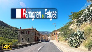 Driving through the French Pyrenees Mountains from the City of Perpignan to Fetges 🇫🇷 [upl. by Call]