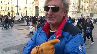 PANLOOK in Milano il 9 Novembre 2024 Piazza Duomo Outfit by BIRCIDE Il Paninaro [upl. by Enegue]