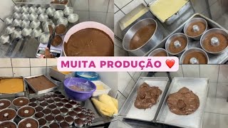 PRODUÇÃO DE MASSAS E RECHEIOS ❤️ [upl. by Adnahcal]