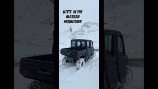 Riding UTV in Alaska’s mountains and enjoying the Northern Lights polaris utv mountains aurora [upl. by Clay]