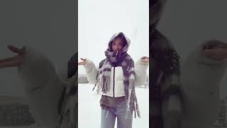 Il neige chez vous ❄️☃️ shortvideo [upl. by Gitel]