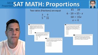 SAT Math Proportion Problems [upl. by Hsetirp]