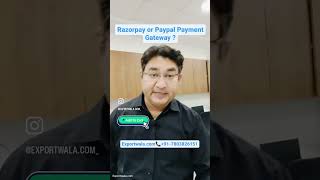 Razorpay or Paypal Payment Gateway paypal razorpay paymentgateway export [upl. by Aitnic]