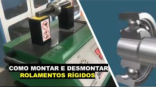 PARTE 8  TECNOLOGIA DOS ROLAMENTOS Como montar e desmontar rolamento rígido [upl. by Nlycaj]