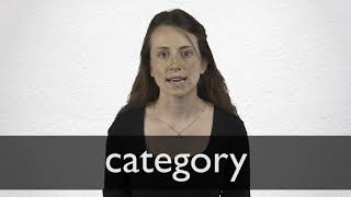 How to pronounce CATEGORY in British English [upl. by Epp]