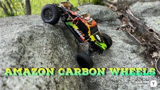 Amazon Carbon beadlocks  Narrow Capra Axle build on Injora Comp Pins [upl. by Lukey]