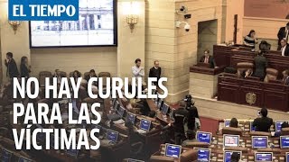 ¿Por qué se hundieron las curules de paz  EL TIEMPO [upl. by Akiras]