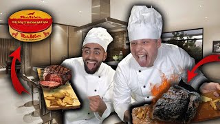 WER MACHT DAS BESSERE STEAK  KÜCHE BRENNT FAST  SURSTRÖMING ESSEN  Jordan amp Semih [upl. by Yoong]