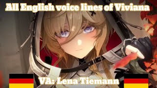 Arknights Vivianas EN voice lines [upl. by Eliam]