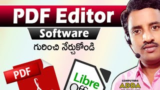 Best PDF Editor Software in Telugu  10 PDF Edit Options  Libre Office  Computers adda Shorts [upl. by Florance282]