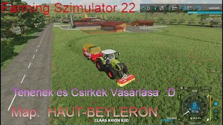 Farming Simulator 22 LIVE Tehenek és Csirkék Vásárlása D 21Rész MapHAUTBEYLERON [upl. by Tsai]