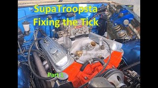 Fixing the Tick on the Chev in the SupaTroopsta 350 small block Chev Toyota Landcruiser HJ75 Troopy [upl. by Horne]