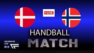 Denmark Vs Norway handball match Gjensidige Cup 2024 [upl. by Lucilla]