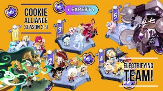 Cookie Alliance Season 29 Expert Difficulty Guide  ELECTRIFYING TEAM  Cookie Run Kingdom [upl. by Hpejsoj]