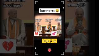 Introverts and extroverts introvert extrovert funny modi shorts [upl. by Nomar408]