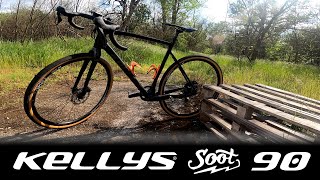 Kellys Soot 90  Gravel kerékpár teszt [upl. by Rahal]