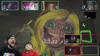 Poppy Playtime Chapter 3 Miss Delight Jumpscare ft FGTeeV V2 has Sparta Eura Remix [upl. by Claribel]