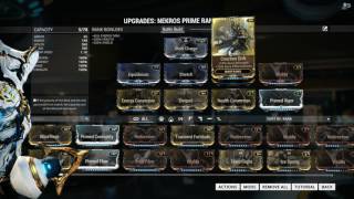 Warframe Nekros Prime Build [upl. by Nerrol602]