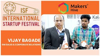 Makers Hive Innovations  KalArm  Indias First Bionic Hand  International Startup Festival 2024 [upl. by Anyale]