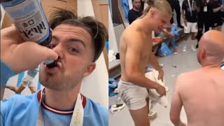 Drunk Jack Grealish Posts Dressing Room Celebrations After Manchester City FA Cup Final win [upl. by Eradis116]