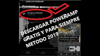 COMO DESCARGAR POWERAMP FULL ULTIMA VERSION GRATIS Y PARA SIEMPRE METODO 2019 [upl. by Olwena]