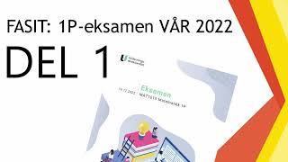 FASIT 1P  Eksamen Høst 2022  Del 1 [upl. by Ayle]