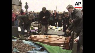 NORTHERN IRELAND FUNERAL OF SEAMUS DILLION HELD [upl. by Enialehs]