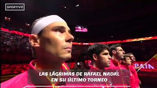 Las lágrimas de Rafael Nadal en su último torneo [upl. by Vally]