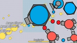 DIEPIO  DOMINATOR GAMEPLAY  LEVEL 75  DOMINATOR VS ARENA CLOSER  Diepio new update [upl. by Novel]