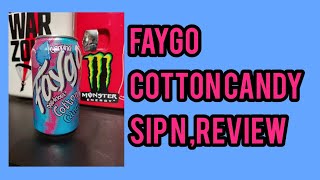 FAYGO COTTON CANDY Sip N Review [upl. by Hopper]