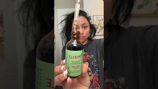 TRYING MIELLE ROSEMARY MINT GROWTH OIL FOR HAIR GROWTH 💕 hairloss hair hairgrowth [upl. by Griffith447]