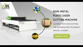 CMA1325CGH Nonmetal Plate Laser Cutting MachineYueming Laser [upl. by Mulcahy]